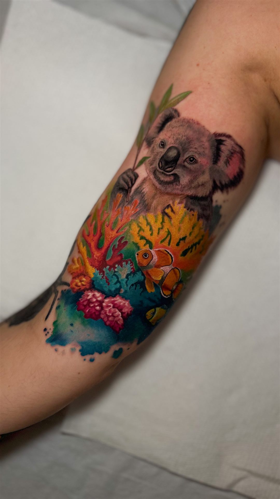 Memories from Australia illustrative tattoo